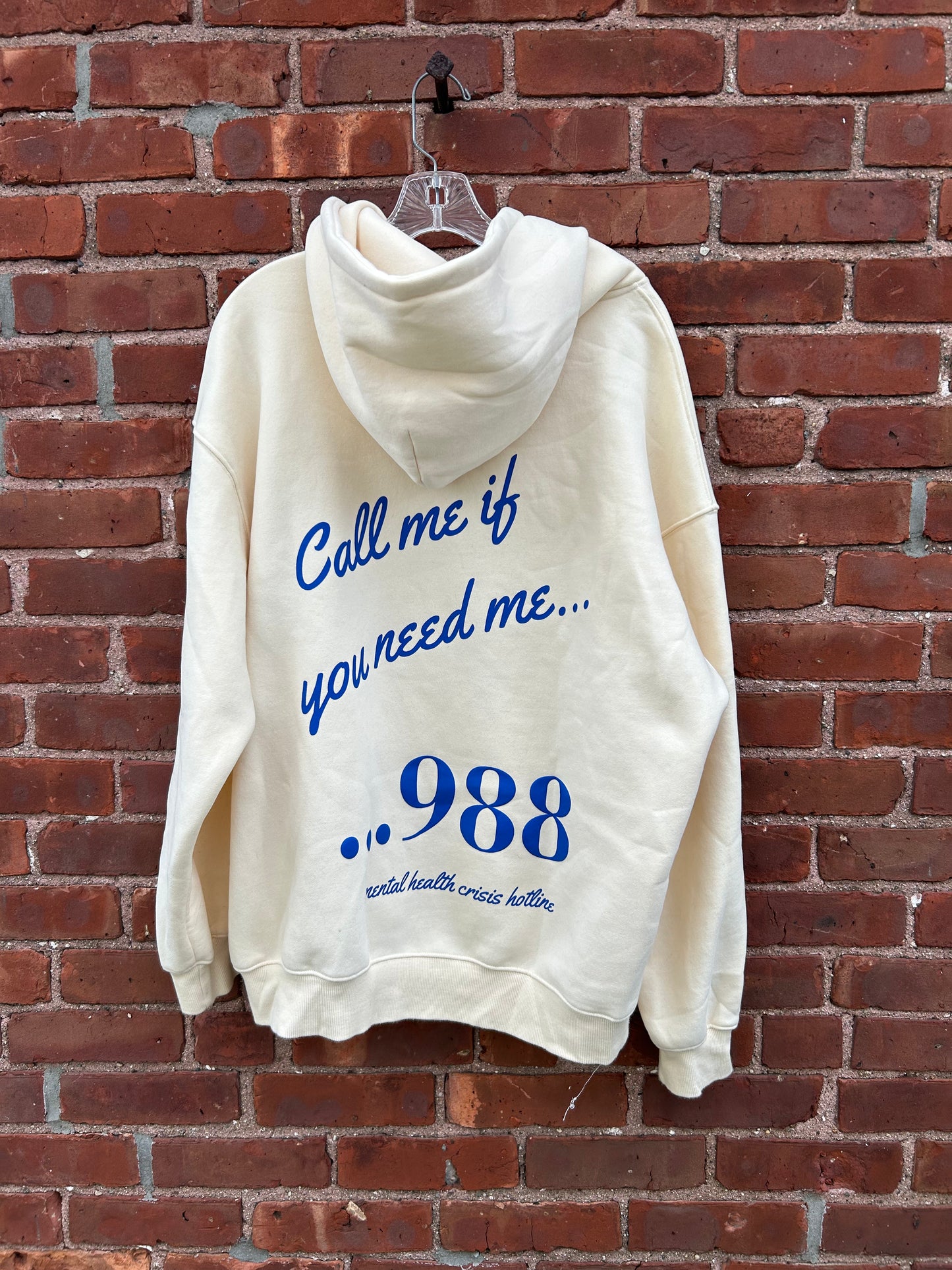 988 Hoodie in Ivory