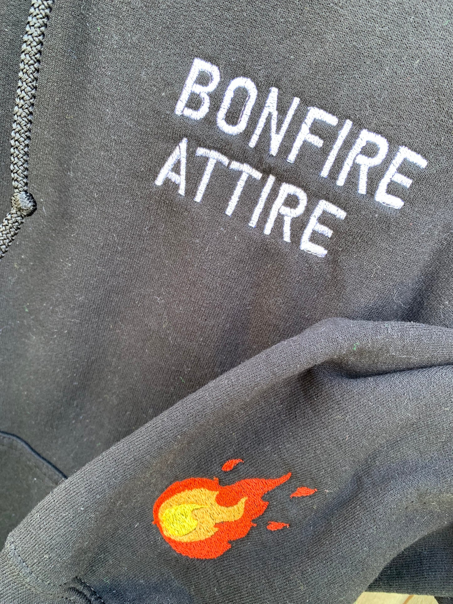 Bonfire Attire Hoodie - Black