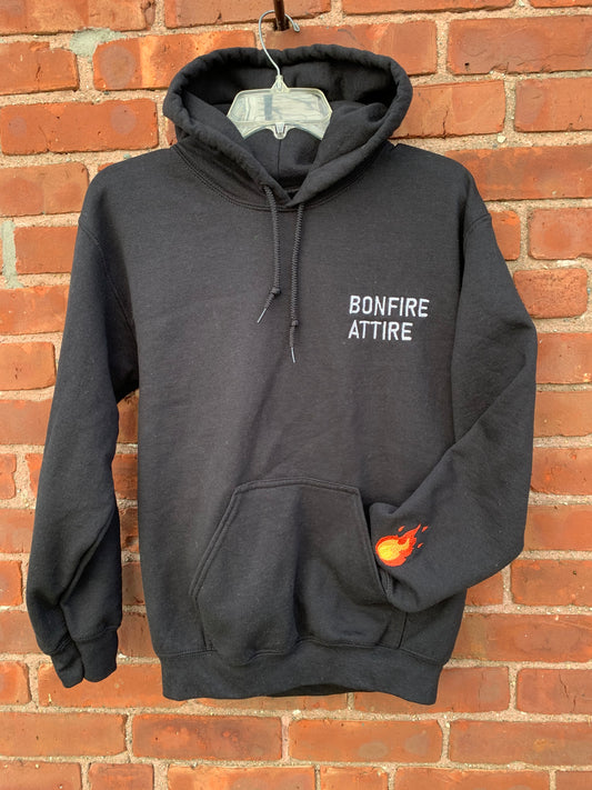 Bonfire Attire Hoodie - Black